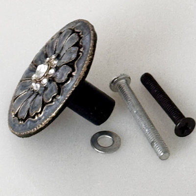 Cloisonne Glamorous Jeweled Dresser Knob (SET OF 4) 
