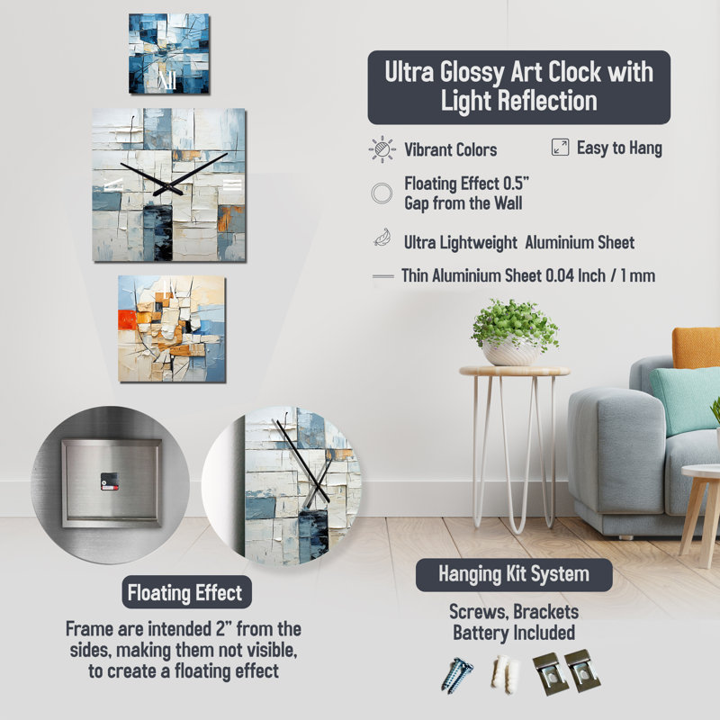 Denice Metal Wall Clock