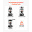 VEVOR 9000 BTU Utility Space Heater