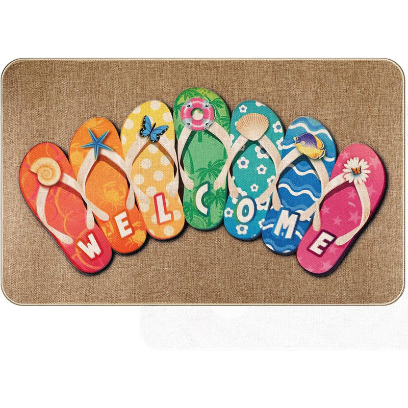Tapis de porte antidérapant Summer