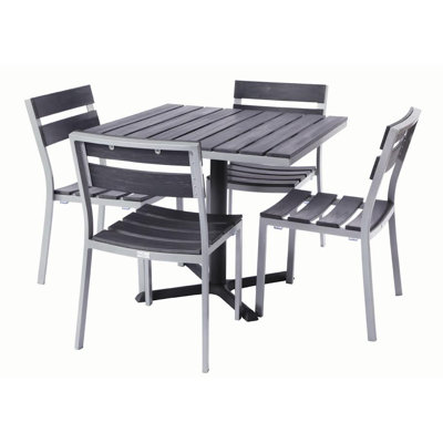 Milloy Outdoor 5 - Piece Dining Set with Cushions
