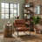 Gerani Faux Leather Armchair-1946015684