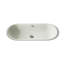 Iron Plains Metal Rectangle Dual Mount Bathroom Sink with Overflow-1215966201