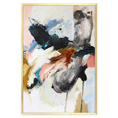 Abstraction - Wrapped Canvas Painting