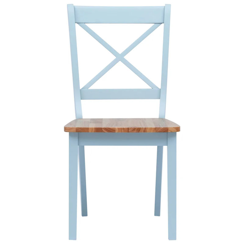 Gilbert 45cm H Side Chair, Blue/Brown, 6
