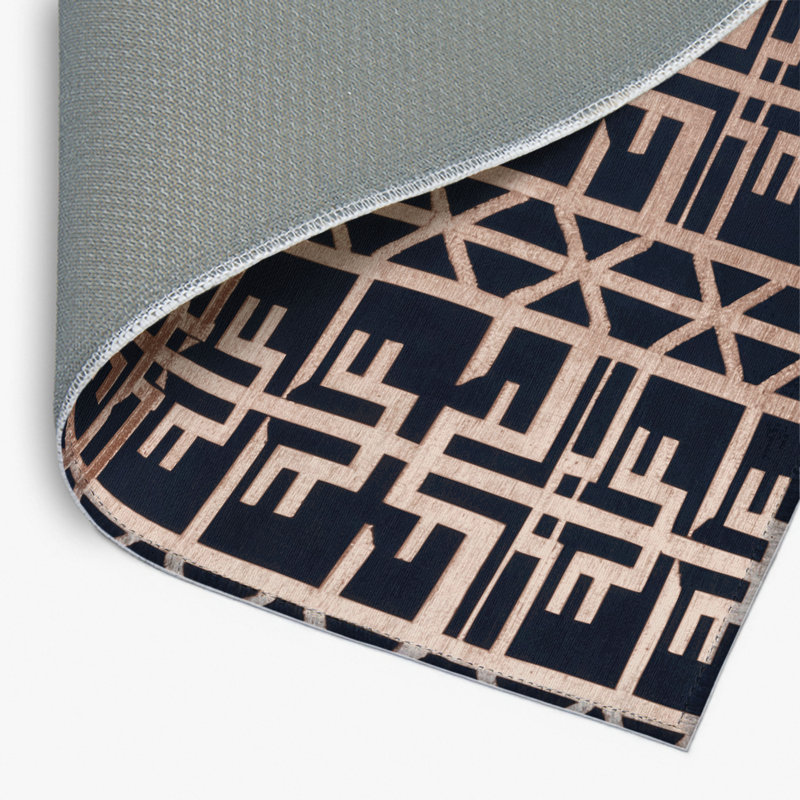Tapis gris intérieur et extérieur Trellis, Rectangulaire 8 pi x 10 pi