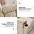 37.8" Wide Modern Top Genuine Leather Dual Motor Power Recliner With Adjustable Headrest And Cupholders-1467281530