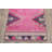 Bohemian Wool Runner Rug, 29.5x128 Inch Pink Patchwork Rug