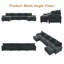 Canapé modulaire en chenille de 159,3 pouces en U-1614661827