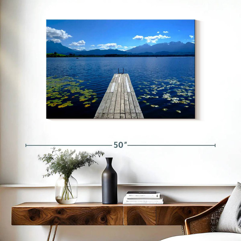 Alvord Hopfensee Dock, 26" H x 39" W