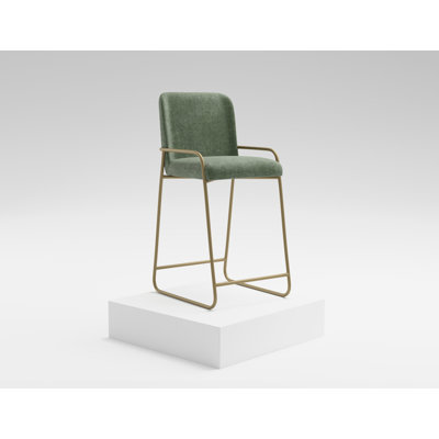 Tabouret de bar rembourré Rudy