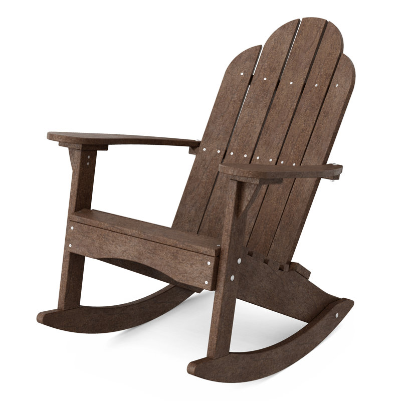 Chaise berçante classique Adirondack, Brun Tudor