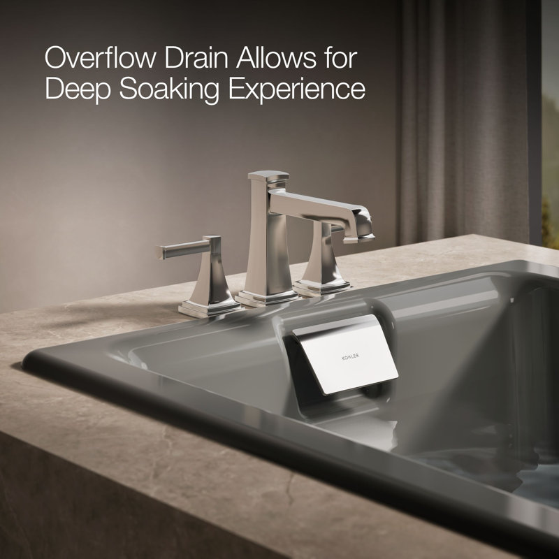 Tea-for-Two® Massage Whirlpool Bath, Thunder Gray