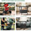 Table de barbecue extérieure en métal pour barbecue de style gros œuf, comprenant des planches latérales pliables, supportant des grils de grande taille et similaires, fabrication en fer robuste, rangement pour outils spacieux, assemblage rapide, mobile