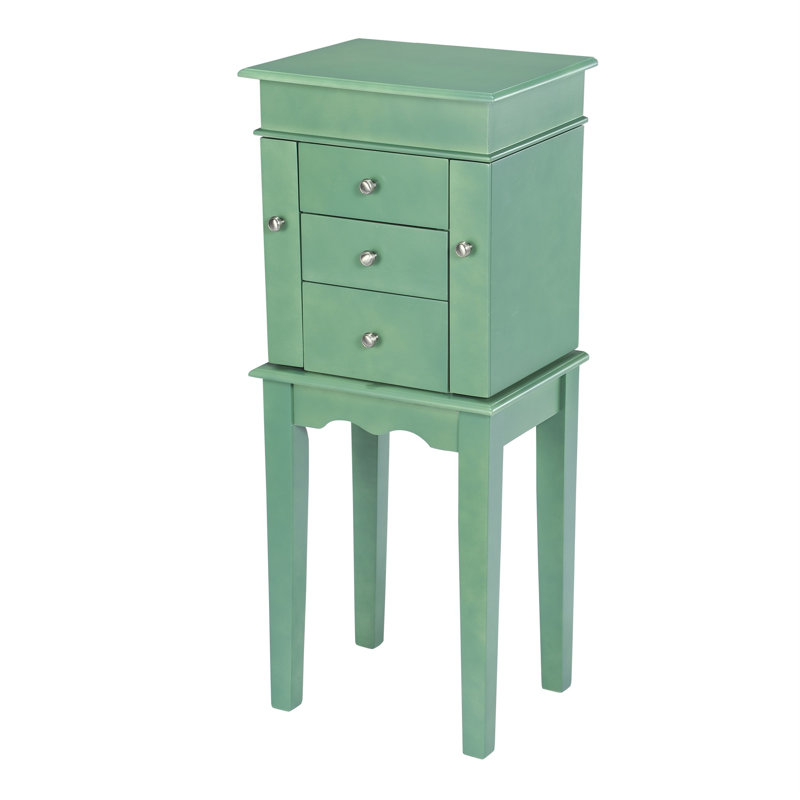 Organisateur d'armoire pour bijoux Sea Green, Vert