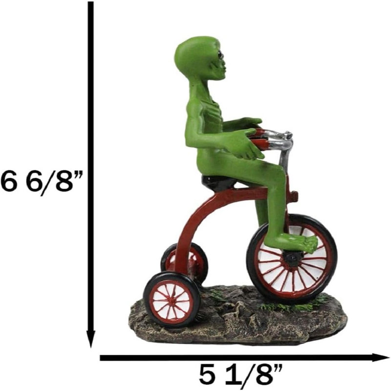 Figurine UFO verte et extraterrestre Roswell