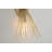 2-Light Gold Iron Spiked Cone Wall Sconce