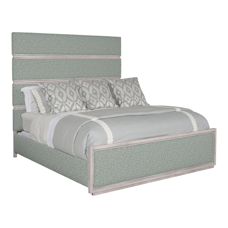 Dunecrest Upholstered Bed, Tuck Water, King, Dove Gray