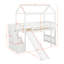 Lit mezzanine simple avec glissade-563402337