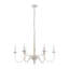 Benton 6 - Light Country Small Chandelier Antique White-1423858681