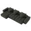 Canapé modulaire surdimensionné moderne avec tissu chenille scintillant, coussins moelleux et 6 coussins, aucun assemblage requis-696629320