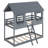 Bunk Bed With Roof, Window, Guardrail, Ladder-374626450