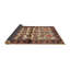 Tapis en laine rouge / brun-1395165527