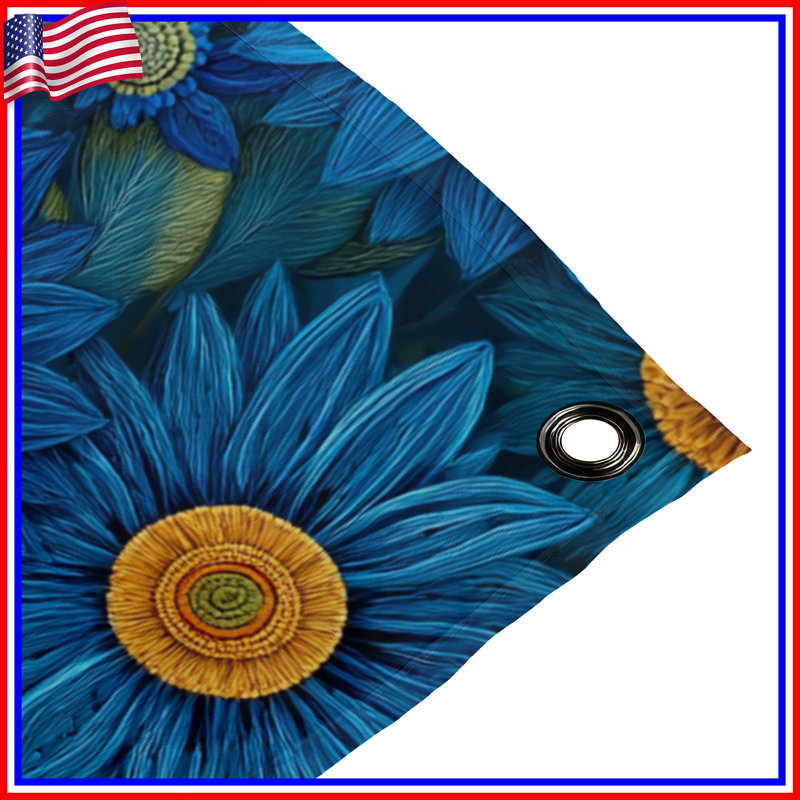 Tapisserie florale - Décoration murale nature, 50in H x60in W with 4 Grommets