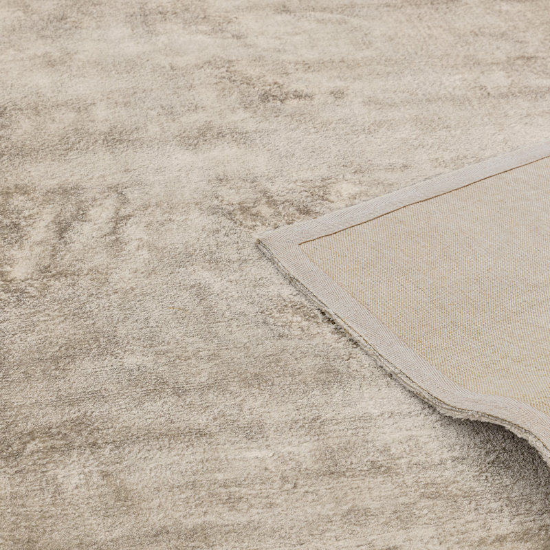 Nareg Handmade Tufted Smoke/Beige Rug, Runner 66 x 240cm