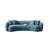 102''  Boucle Sofa Modern Sectional Half Moon Leisure Couch Curved Sofa Teddy Fleece-386361294