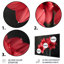 Photo de jonquilles goutte de pluie monochrome noir et rouge - jonquilles murales-51243000-51243001