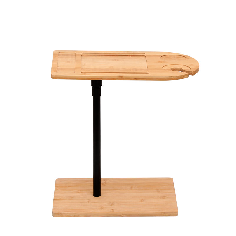 Height Adjustable Tray - For Bedroom Furniture Oval + Rectangle Functional And Practical Side Table Chairs Metal Base Included