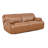 Manhattan 83" Wide Faux Leather Dual Power Recliner Sofa with Power Adjustable Headrest