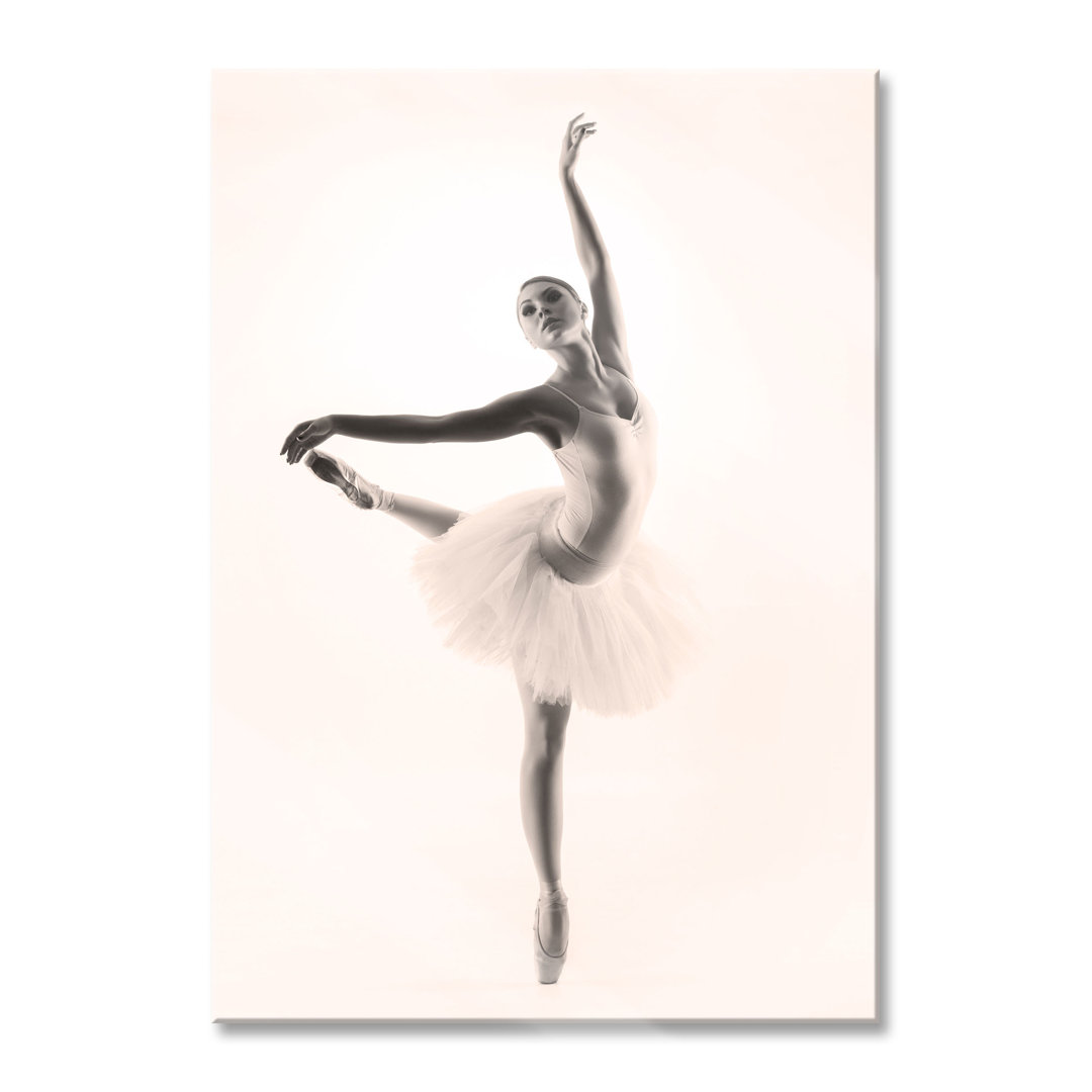 Aesthetic Ballerina - Unframed Photograph on Glass
