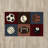 Hand-Tufted Brown/Blue/Beige Area Rug