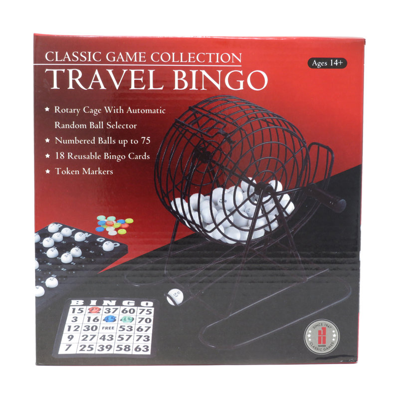 Ensemble de bingo de voyage