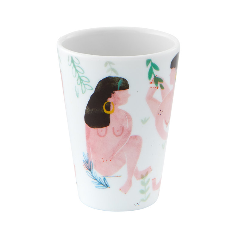 Porcelain Espresso Cup and Saucer