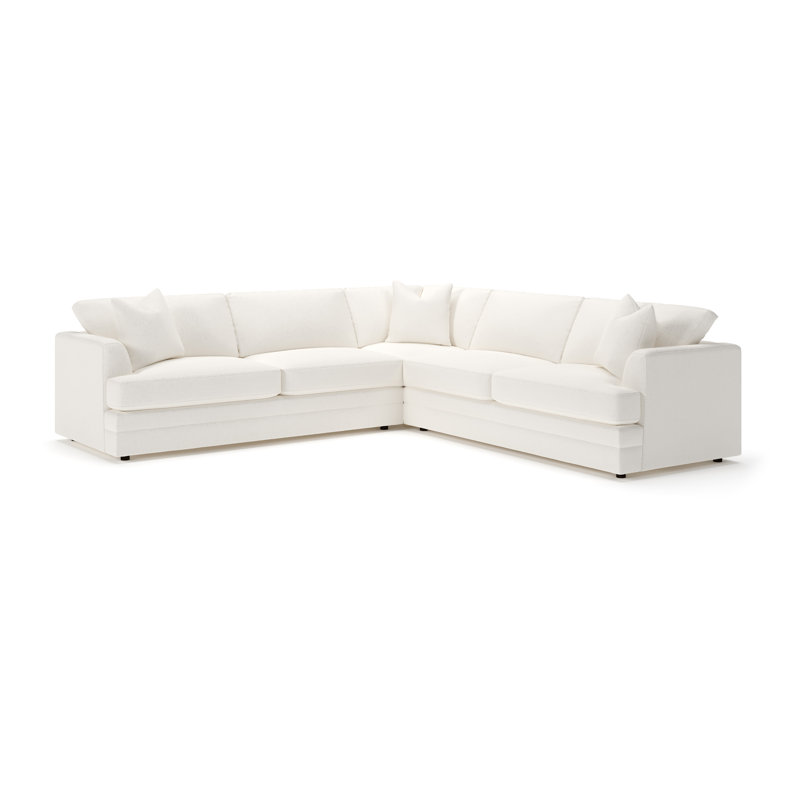 Edan L-Sectional, Apollo Alpaca Boucle