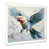 White Single Picture Framed