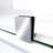 DreamLine Elegance-LS 57 3/4 - 59 3/4 inch W x 72 inch H Frameless Pivot Shower Door in Chrome-121723723-122531105