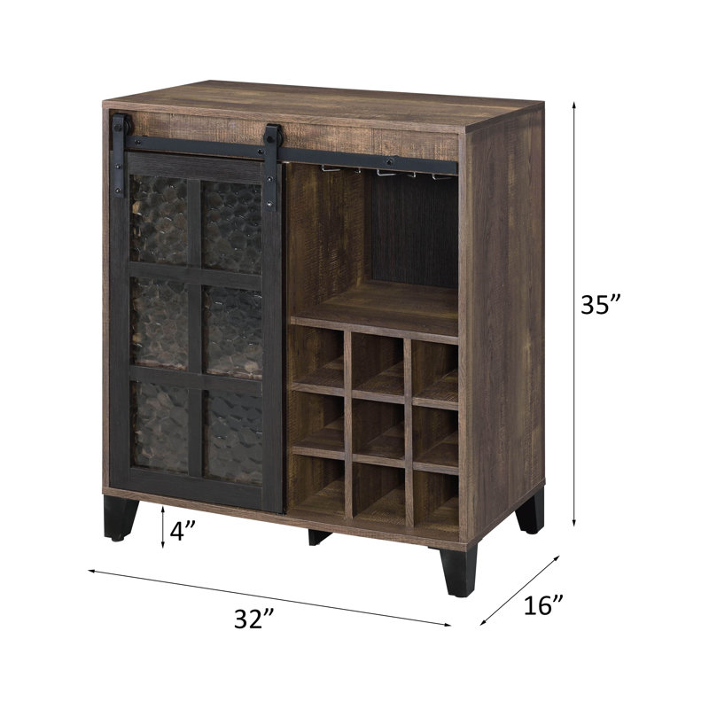 Rustic Sideboard, Black Sideboard, Sideboard With Wine Storage