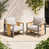 Oak Wood (1-Seater, 2 Pieces)