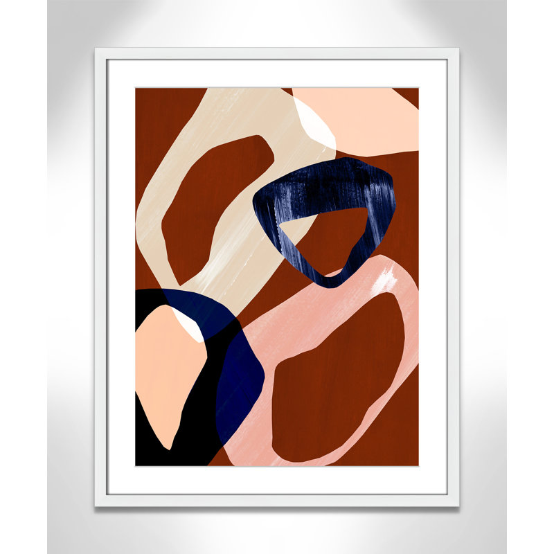 Loop I Print par Violets Print House, Blanc satiné, L 23,5 po x H 29,5 po, Imprimé mat