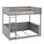 Wooden Bunk Bed With Built-In Shelves,Storage Box,LED Light And USB Charging Station-1787874457