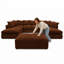 7 Seater Corduroy Sofa Bed-899016835