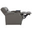 Fauteuil inclinable électrique pour fauteuil de jeu en cuir fleur avec plateau et porte-gobelet USB-1225989114