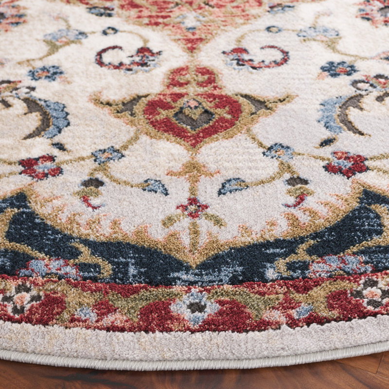 Jard Performance Oriental Rug, Round 6'7"