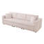 Canapé moderne modulaire souple pour 3 personnes de 106,3 po - Conception hautement polyvalente et confortable. Idéal et rose. Choix de meubles moelleux.-1022923061-1022923056