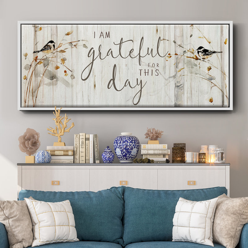 «Heaven and Nature Grateful», toile encadrée, H 8 po x l 20 po