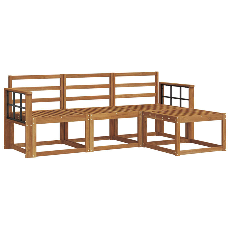  Outdoor Sofa Set Sectional Garden Furniture Terrace Seating Modern
